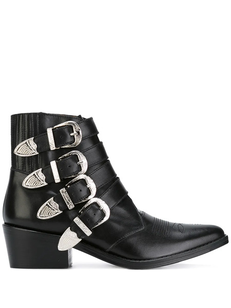  Toga Pulla Multi Straps Boots - Black 