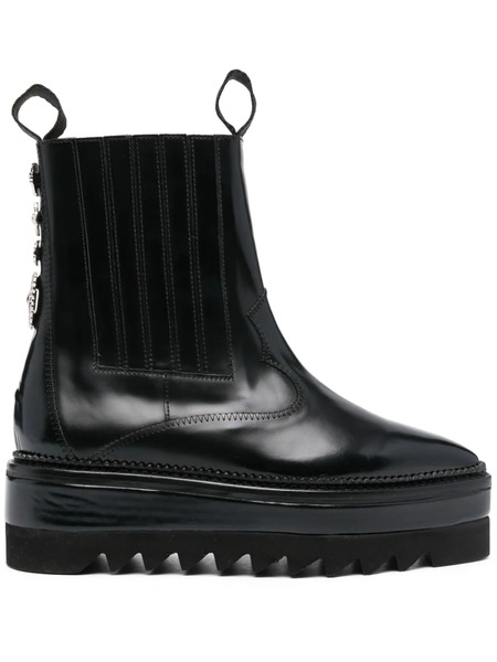  Toga Pulla Stud-embellished Platform Boots - Black 