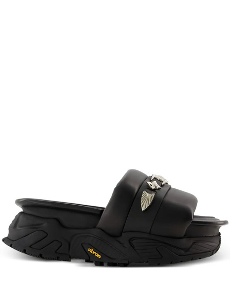  Toga Pulla Studded Slides - Black 