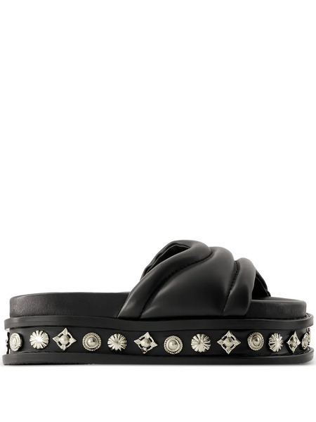  Toga Pulla Studded Slides - Black 