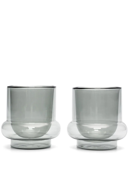  Tom Dixon Bump Coffee Cups (set Of Two) - Grey 