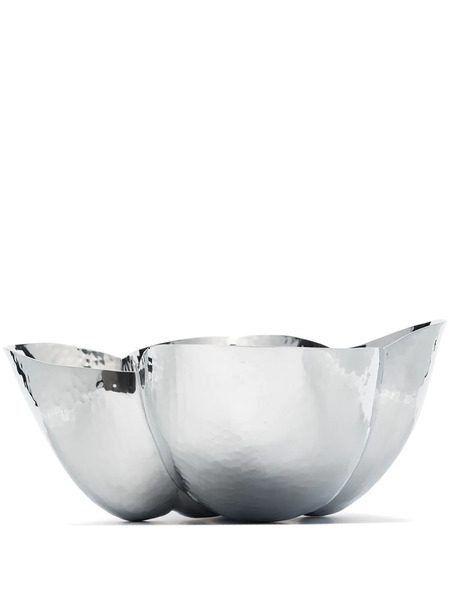  Tom Dixon Cloud Hammered Sculptural Bowl - Silver 