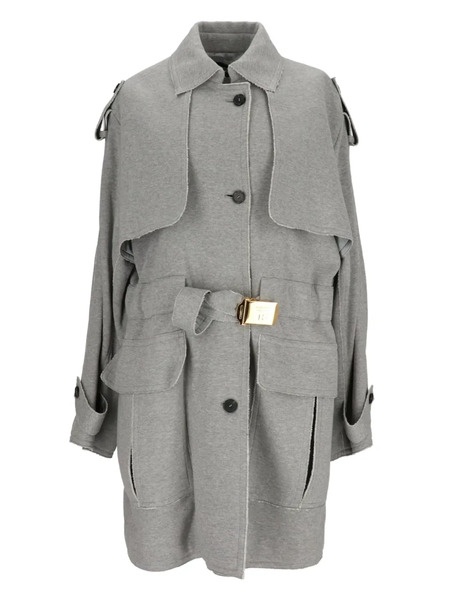  Tom Ford Belted Button-fastening Coat - Grey 