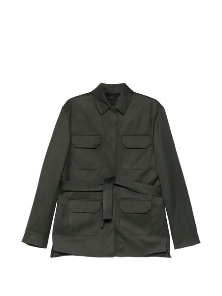  Tom Ford Belted Military Jacket - Green 