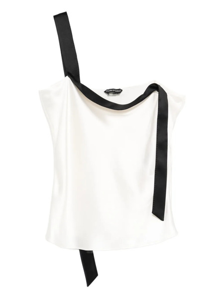  Tom Ford Bow-detail Top - White 