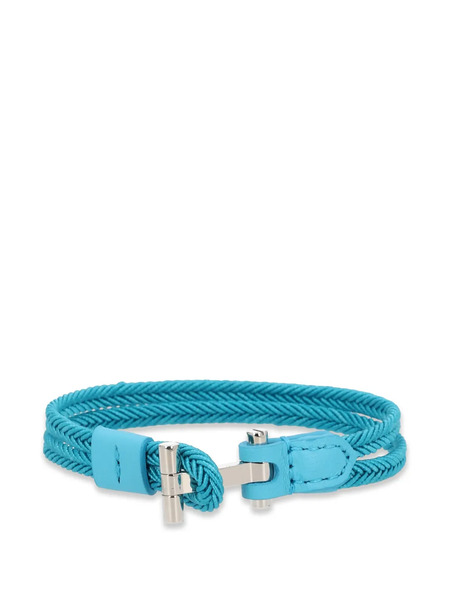  Tom Ford Braided T-bar Bracelet - Blue 