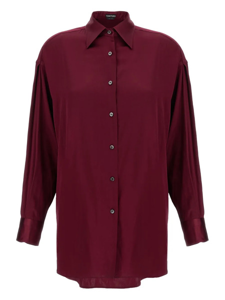  Tom Ford Button-cuffed Shirt - Red 