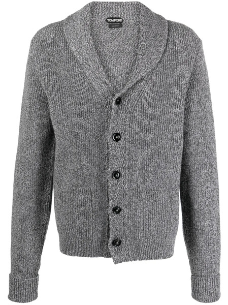  Tom Ford Button-up Cashmere Cardigan - Grey 