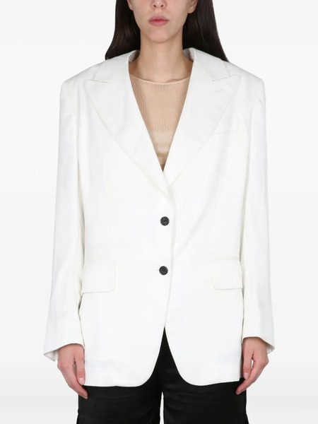  Tom Ford Buttoned Blazer - White 
