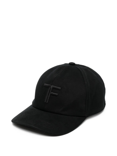  Tom Ford Canvas Cap - Black 
