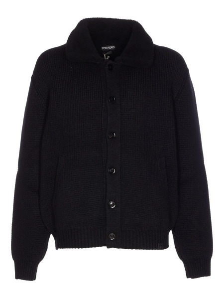  Tom Ford Cashmere Cardigan - Black 