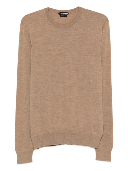  Tom Ford Crew-neck Wool Sweater - Brown 