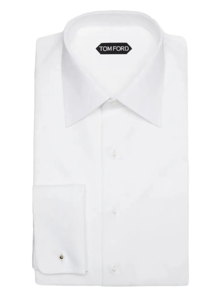  Tom Ford Cufflink Button-down Shirt - White 