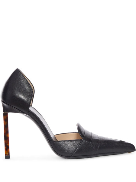  Tom Ford D'orsay Leather Pumps - Black 