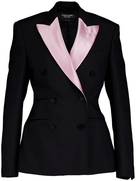  Tom Ford Double-breasted Blazer - Black 