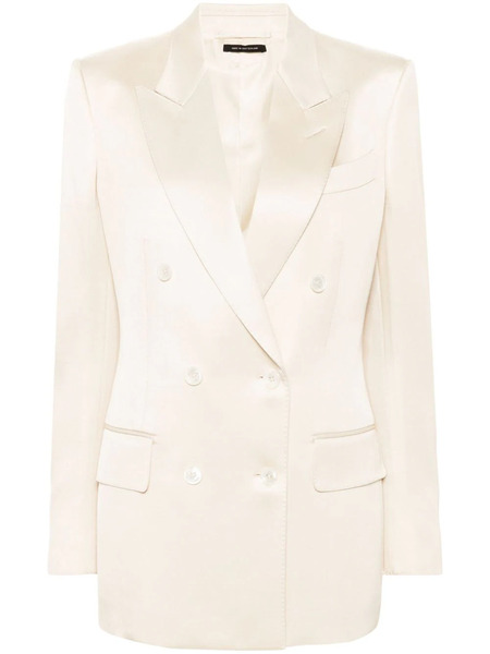  Tom Ford Double-breasted Blazer - Neutrals 