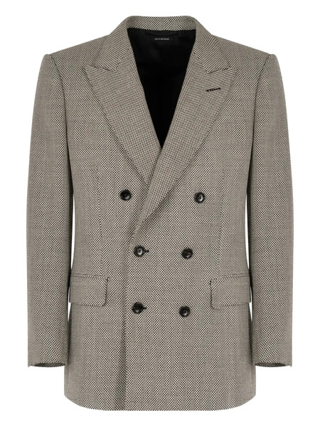  Tom Ford Double-breasted Blazer - Neutrals 