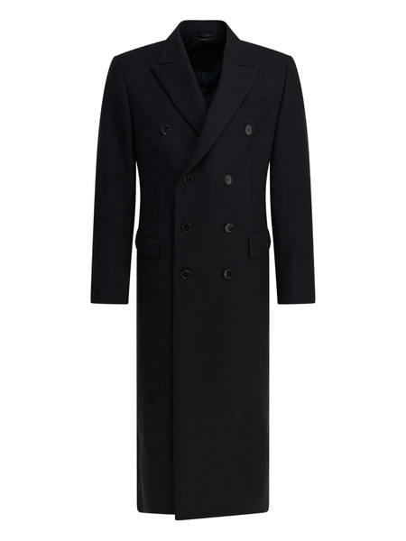  Tom Ford Double-breasted Notched Coat - Black 
