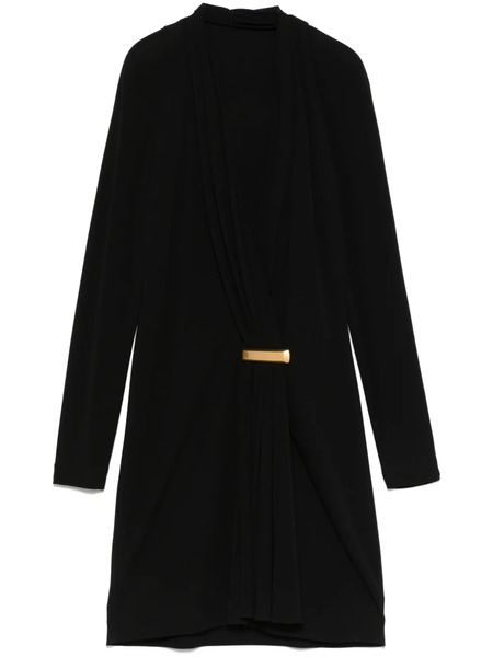  Tom Ford Draped Mini Dress - Black 