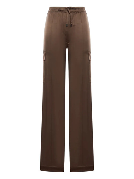  Tom Ford Elasticated-waist Cargo-pockets Trousers - Brown 