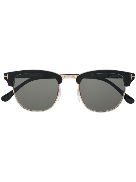  Tom Ford Eyewear Aviator Sunglasses - Black 