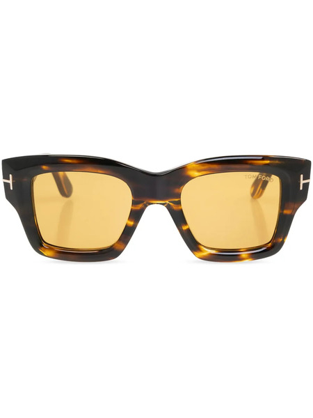  Tom Ford Eyewear Ft1154 Square-frame Sunglasses - Brown 