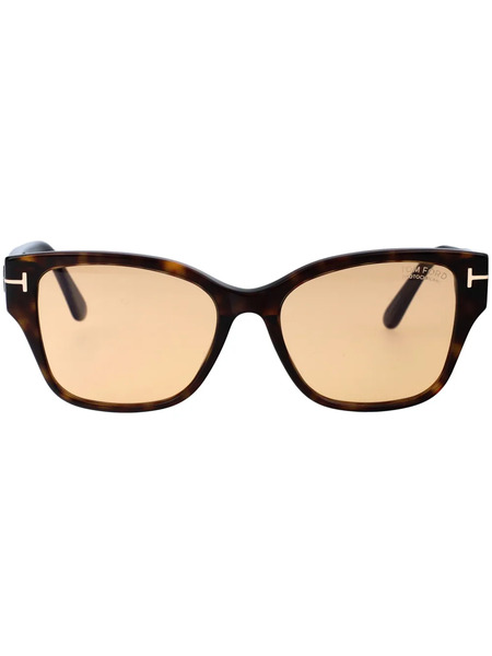  Tom Ford Eyewear Ft1108 Square-frame Sunglasses - Brown 