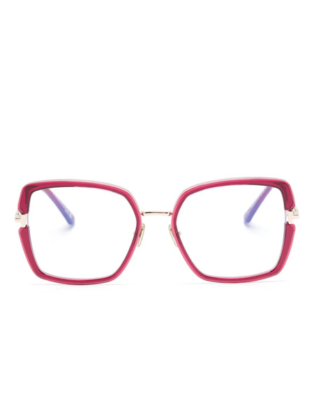  Tom Ford Eyewear Ft5985b Square-frame Glasses - Pink 