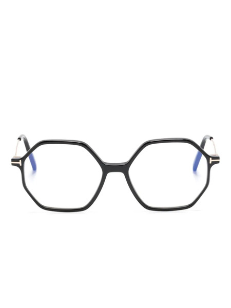  Tom Ford Eyewear Geometric-frame Glasses - Black 