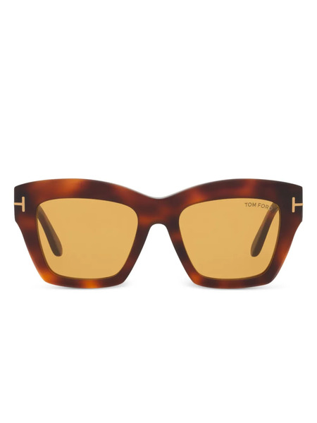  Tom Ford Eyewear Oversize-frame Sunglasses - Green 