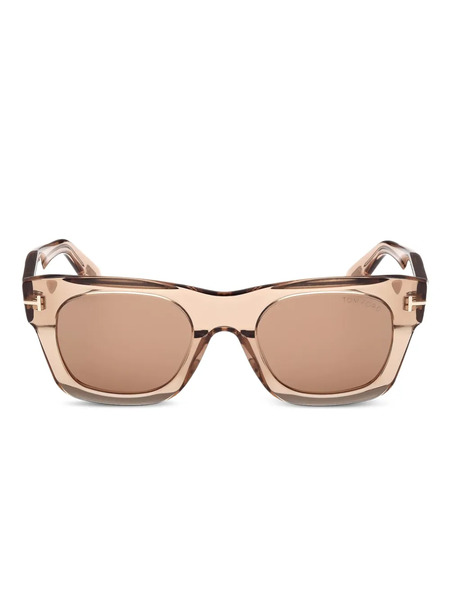  Tom Ford Eyewear Rectangle-frame Sunglasses - Brown 