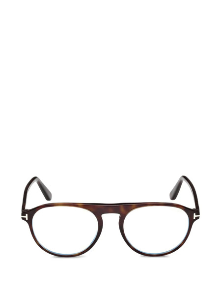  Tom Ford Eyewear Round-frame Glasses - Brown 