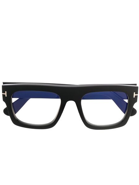  Tom Ford Eyewear Square Frame Glasses - Black 