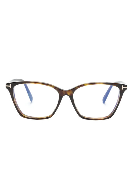  Tom Ford Eyewear Square-frame Glasses - Brown 