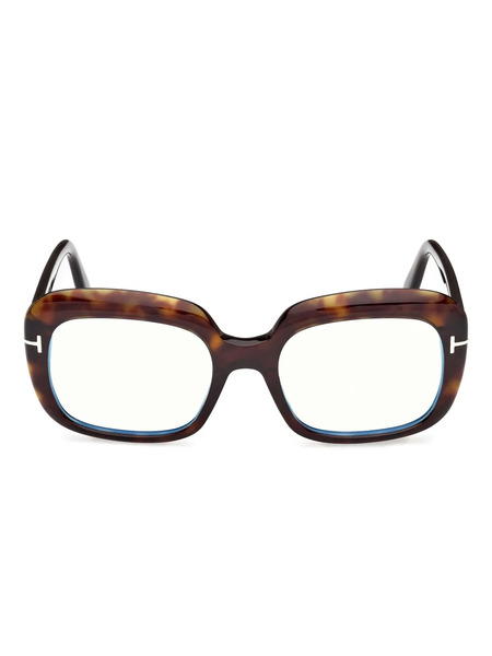  Tom Ford Eyewear Square-frame Glasses - Brown 