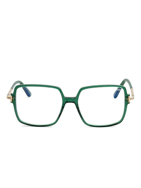  Tom Ford Eyewear Square-frame Glasses - Green 