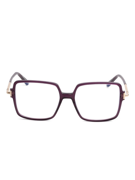  Tom Ford Eyewear Square-frame Glasses - Purple 