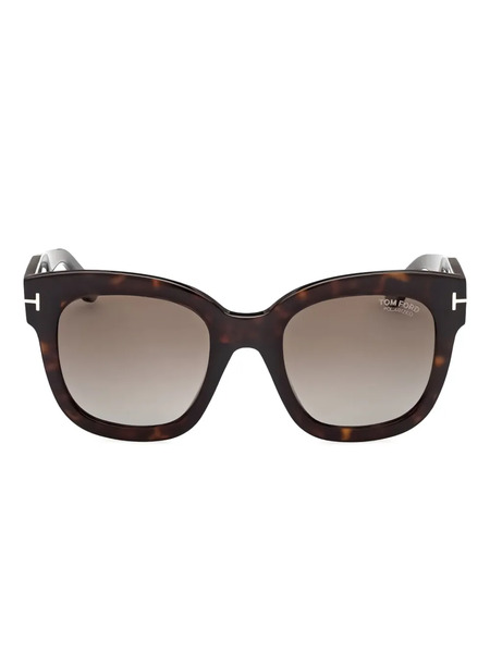 Tom Ford Eyewear Square-frame Sunglasses - Brown 
