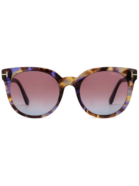  Tom Ford Eyewear Tortoiseshell-effect Sunglasses - Brown 