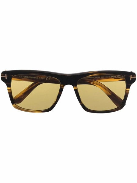  Tom Ford Eyewear Tortoiseshell Square-frame Sunglasses - Brown 