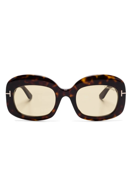  Tom Ford Eyewear Tortoiseshell Sunglasses - Brown 