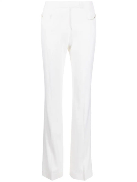  Tom Ford Flared Vrgin-wool Trousers - White 