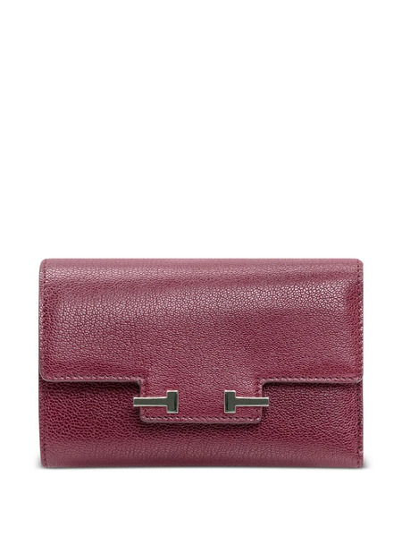  Tom Ford Grain Compact Wallet - Purple 