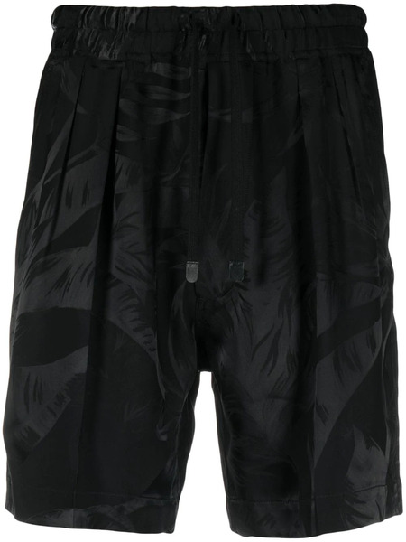  Tom Ford Leaf-print Shorts - Black 