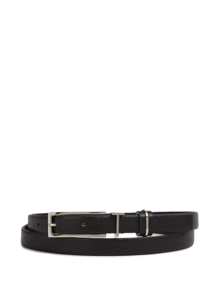  Tom Ford Leather Buckle Belt - Black 
