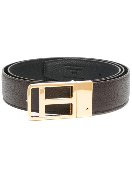  Tom Ford Leather Buckle Belt - Brown 