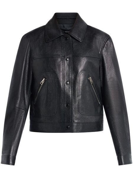  Tom Ford Leather Jacket - Black 