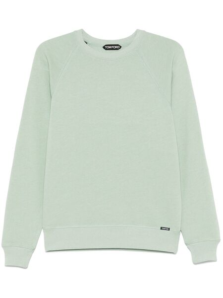  Tom Ford Logo-patch Sweatshirt - Green 
