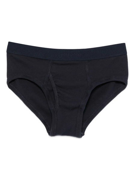  Tom Ford Logo-print Briefs - Blue 