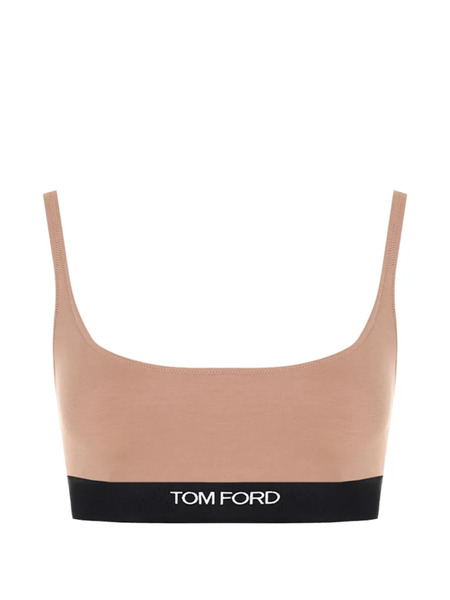  Tom Ford Logo-underband Bra - Neutrals 